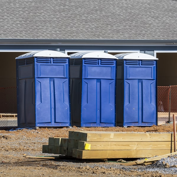 do you offer hand sanitizer dispensers inside the porta potties in Moreno Valley